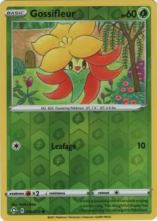 Gossifleur, catalogue front