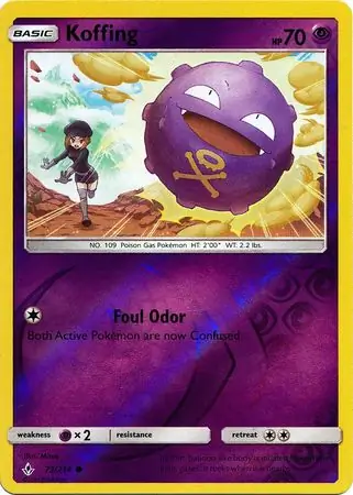 Koffing, catalogue front