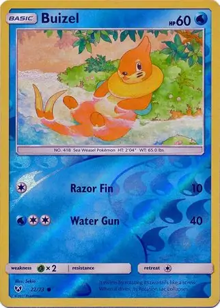 Buizel, catalogue front