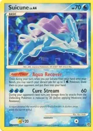Suicune, catalogue front