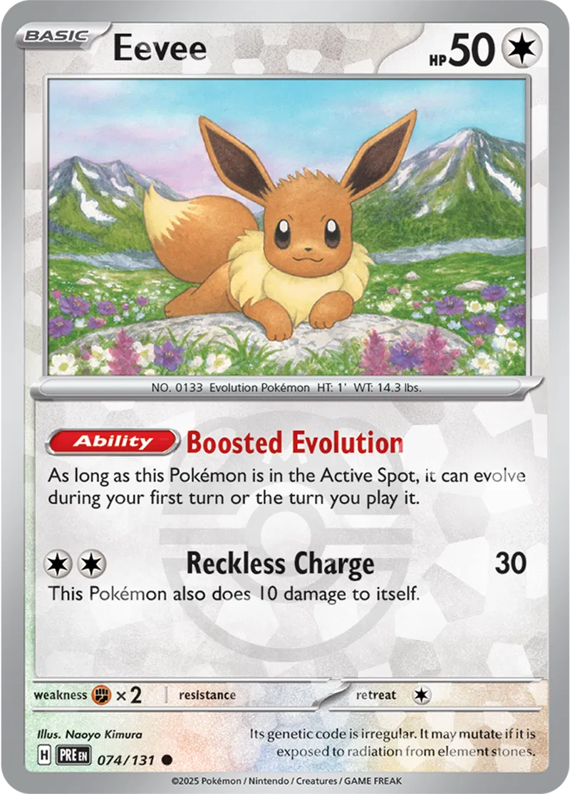 Eevee, catalogue front