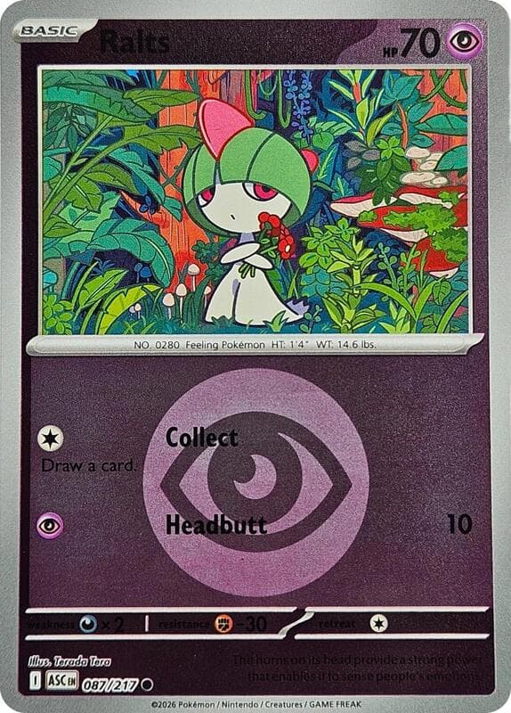 Ralts, catalogue front