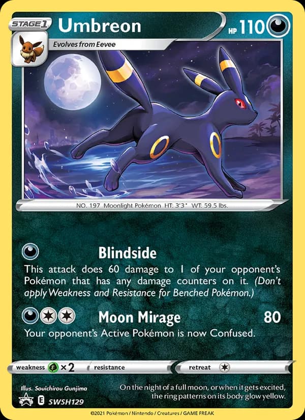 Umbreon, catalogue front