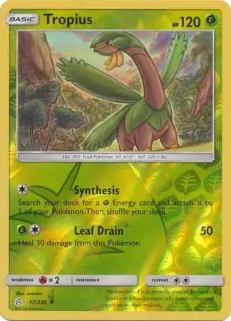 Tropius, catalogue front