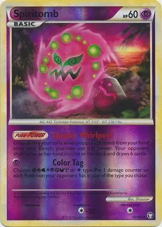 Spiritomb, catalogue front