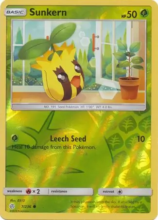Sunkern, catalogue front