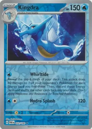 Kingdra, catalogue front