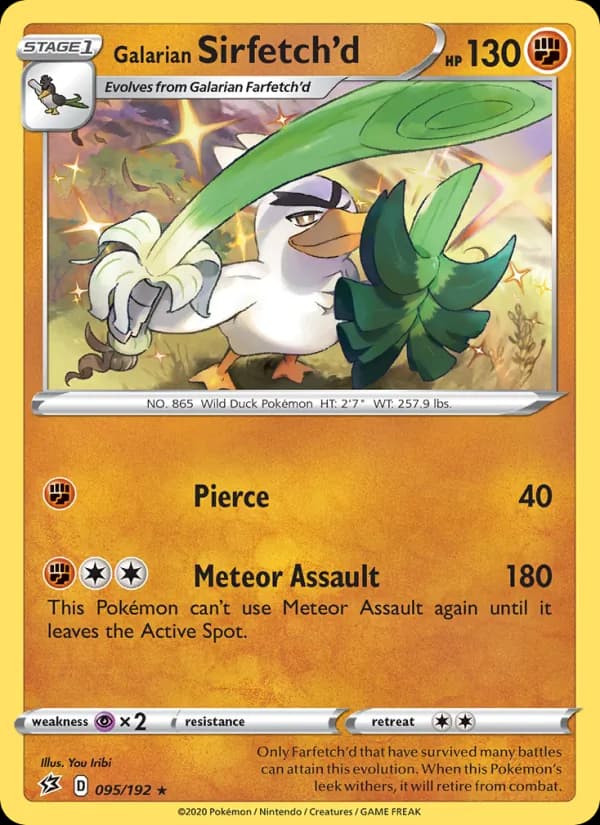 Galarian Sirfetch'd, catalogue front