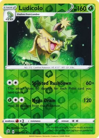 Ludicolo, catalogue front