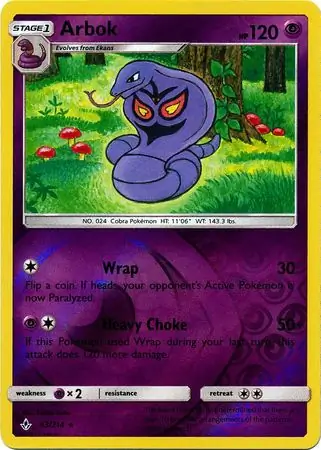 Arbok, catalogue front