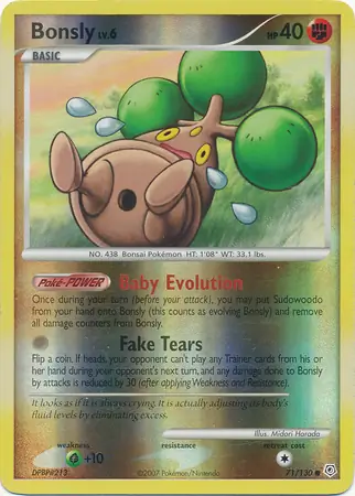 Bonsly, catalogue front