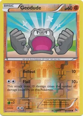 Geodude, catalogue front