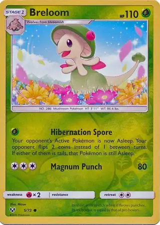 Breloom, catalogue front