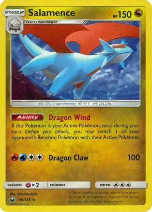 Salamence, catalogue front