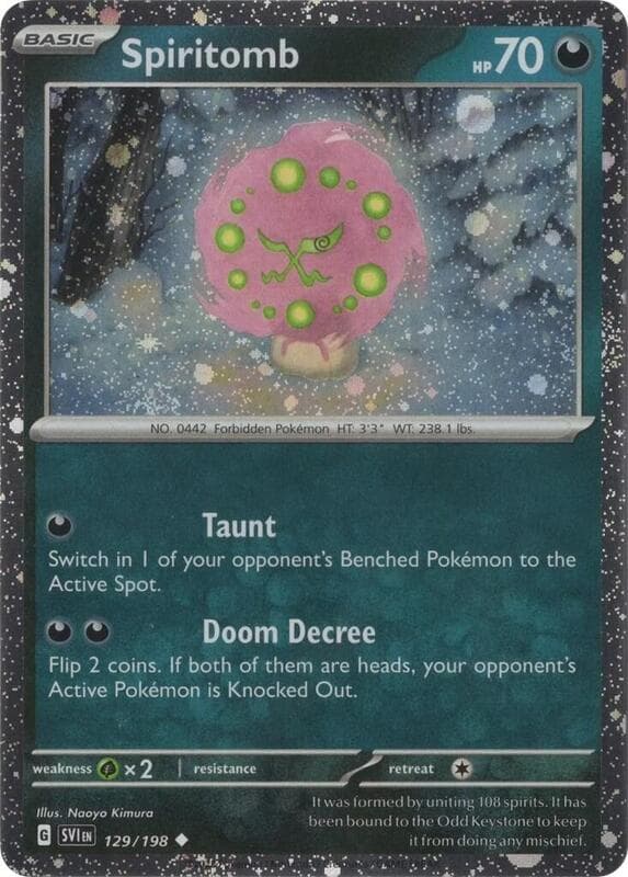 Spiritomb, catalogue front