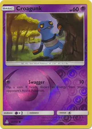Croagunk, catalogue front