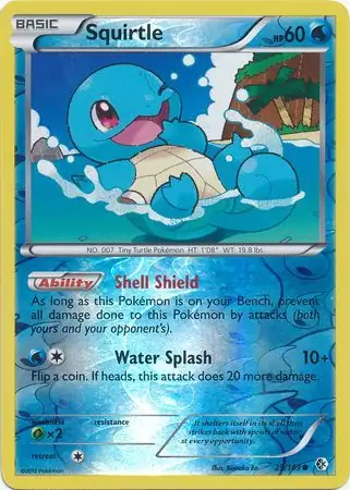 Squirtle, catalogue front