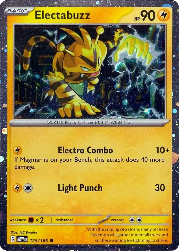 Electabuzz, catalogue front