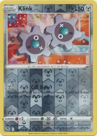 Klink, catalogue front