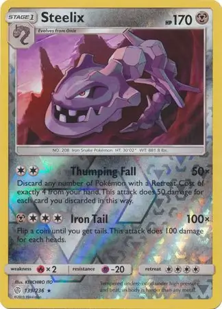 Steelix, catalogue front