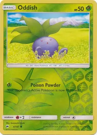 Oddish, catalogue front