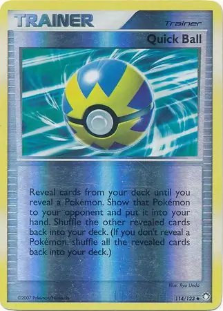 Quick Ball, catalogue front