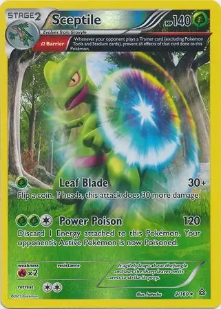 Sceptile, catalogue front
