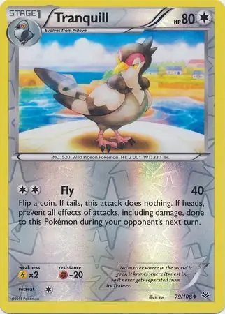 Tranquill, catalogue front