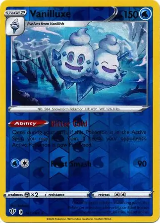 Vanilluxe, catalogue front