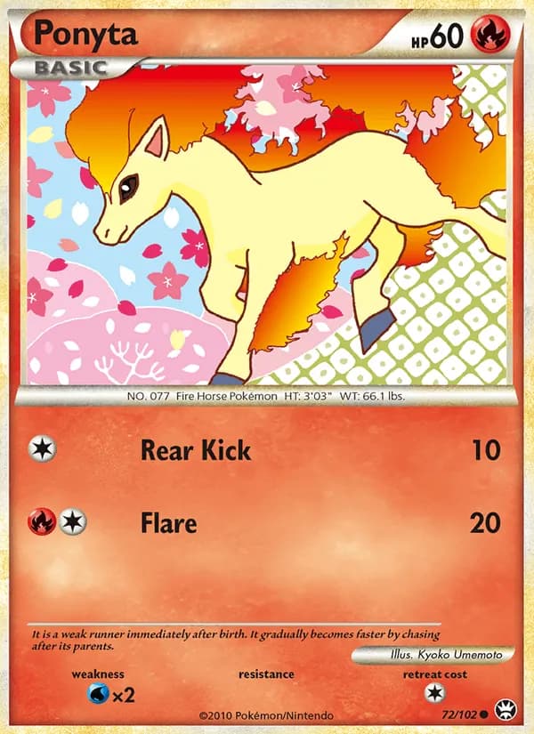 Ponyta, catalogue front