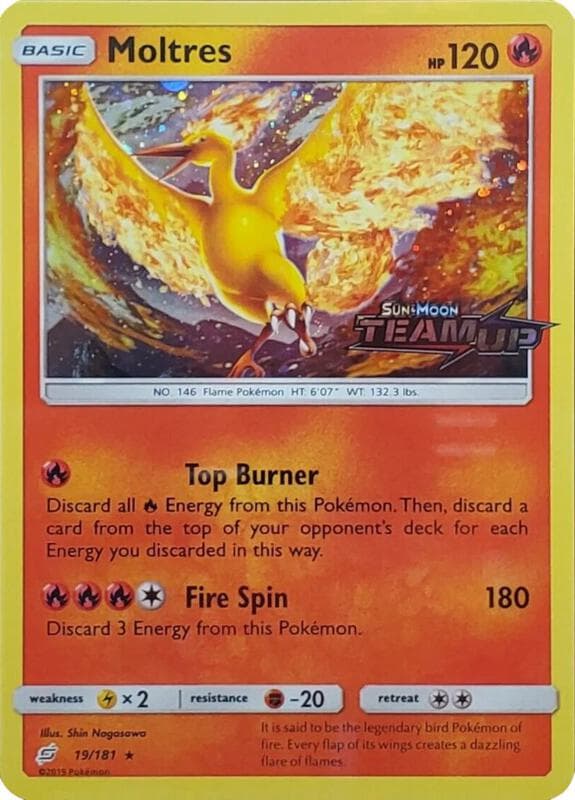 Moltres, catalogue front