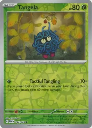 Tangela, catalogue front