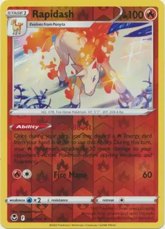 Rapidash, catalogue front