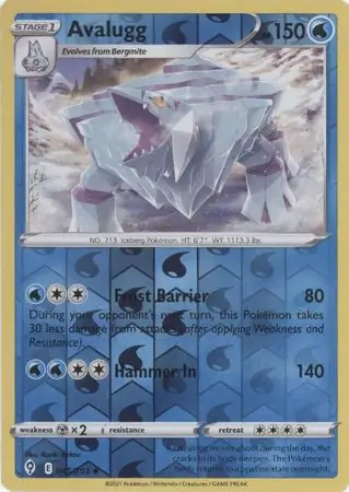 Avalugg, catalogue front