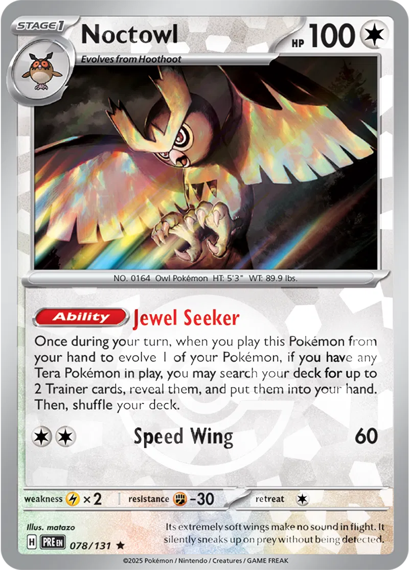 Noctowl, catalogue front