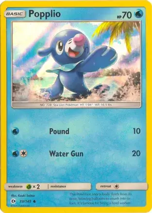 Popplio, catalogue front