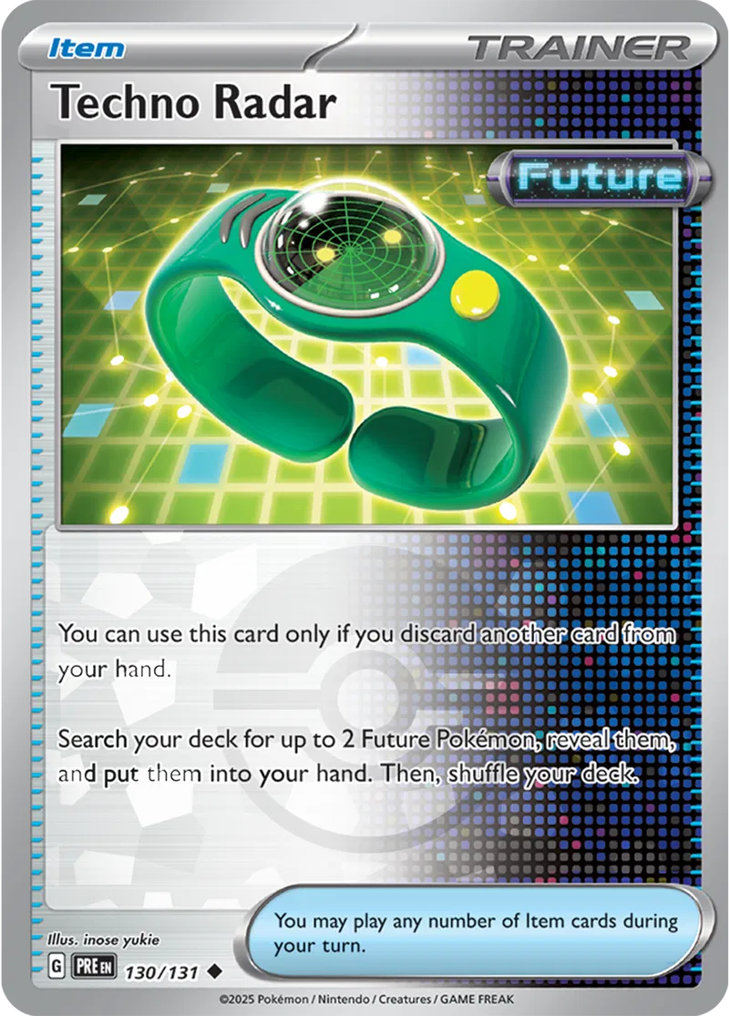 Techno Radar, catalogue front
