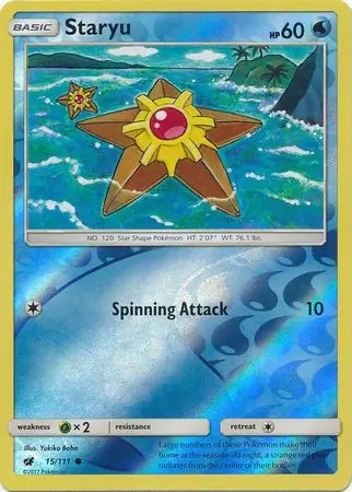 Staryu, catalogue front