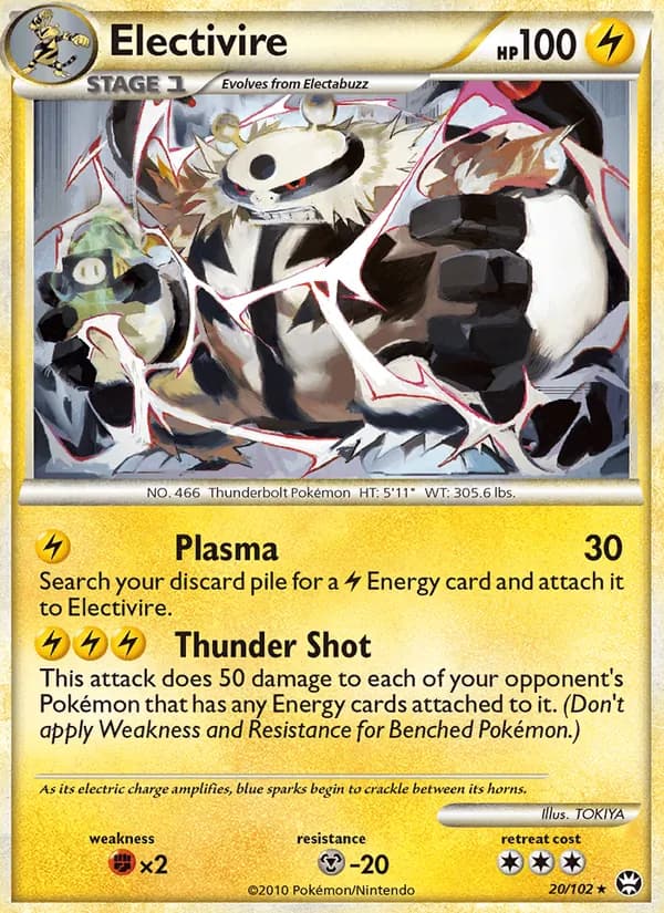 Electivire, catalogue front