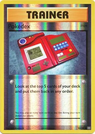 Pokédex, catalogue front