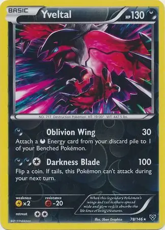 Yveltal, catalogue front