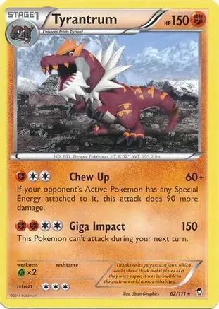 Tyrantrum, catalogue front