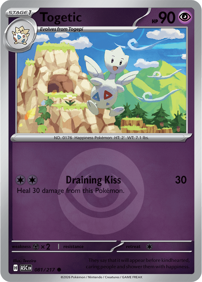 Togetic, catalogue front