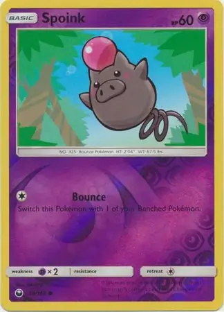 Spoink, catalogue front