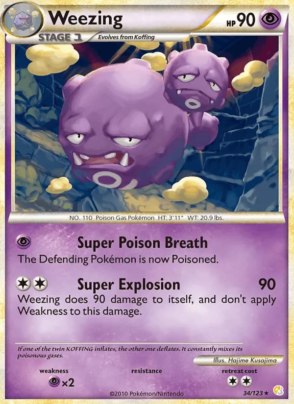 Weezing, catalogue front