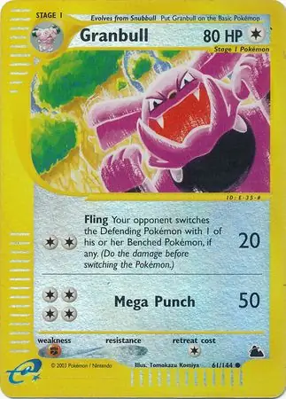 Granbull, catalogue front