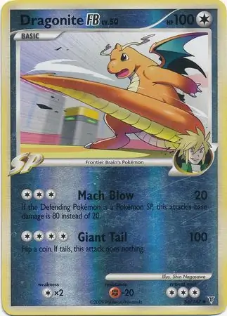 Dragonite FB, catalogue front