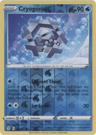 Cryogonal, catalogue front