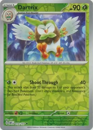 Dartrix, catalogue front