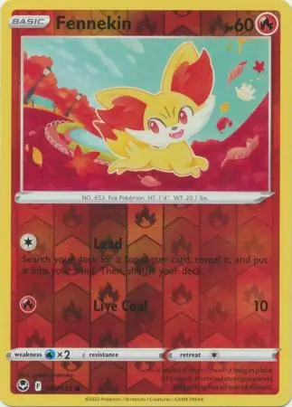 Fennekin, catalogue front